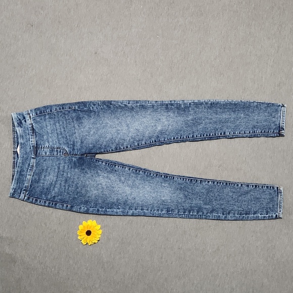 Y2K SO Brand High Rise Denim Leggings Jeggings Skinny Blue Jeans - Picture 3 of 7